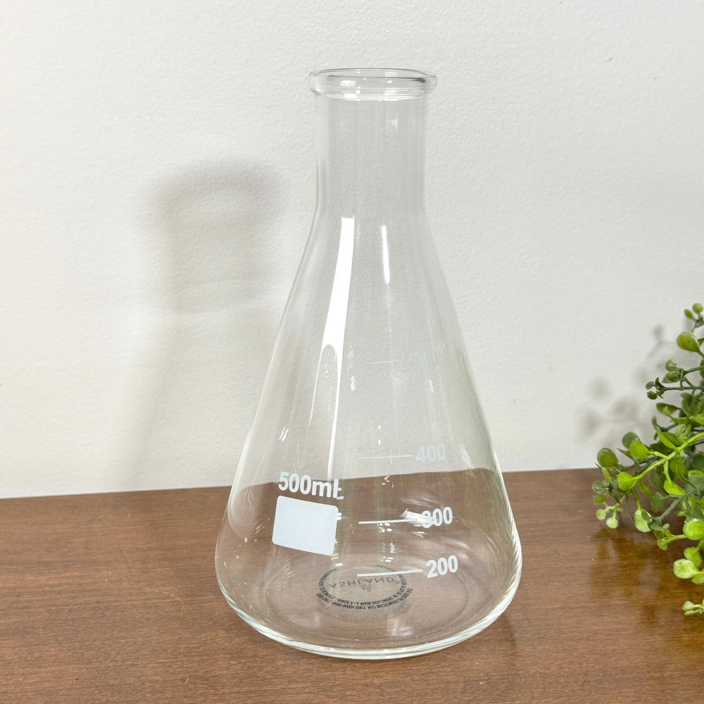 Ashland 500mL Glass Erlenmeyer Flask Apothecary Laboratory Halloween Decor 7"